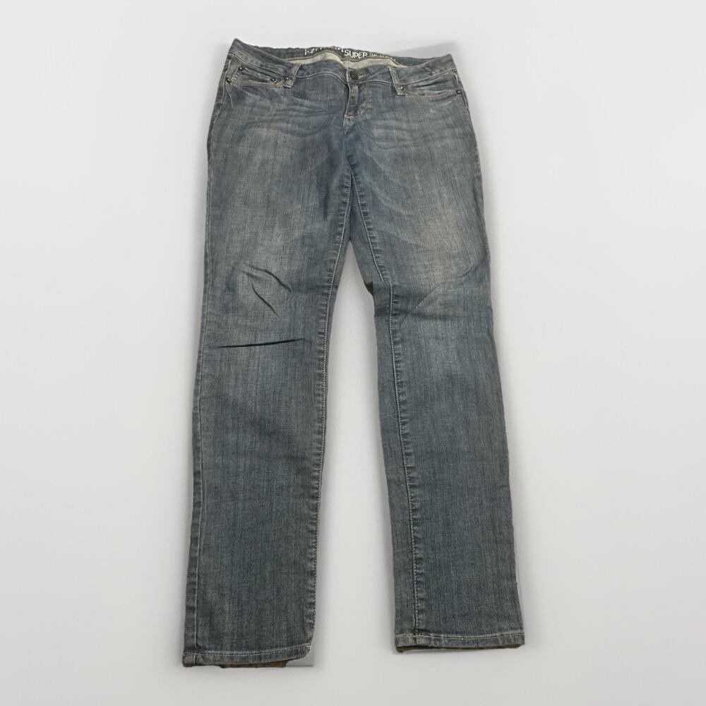 Vintage Y2K Bull Head Low Rise Jeans Size 9R Womens Denim Hermosa Super Skinny